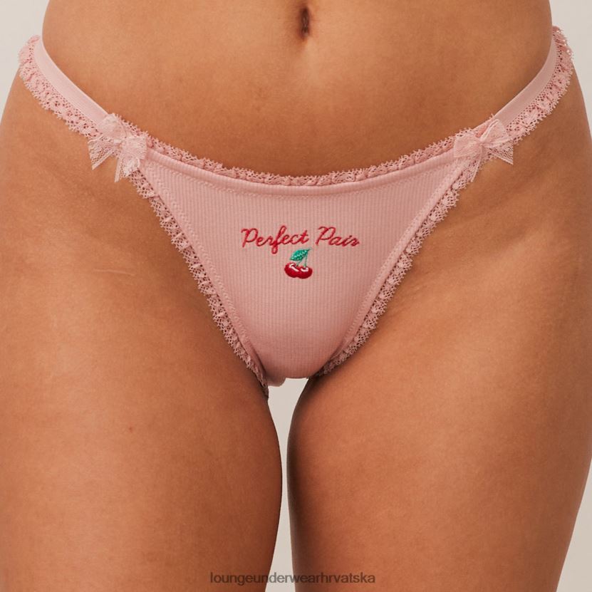 hr Lounge žene voćni 'savršeni par' g-string ružičasta N0V4DZ534 donje rublje - Image 3