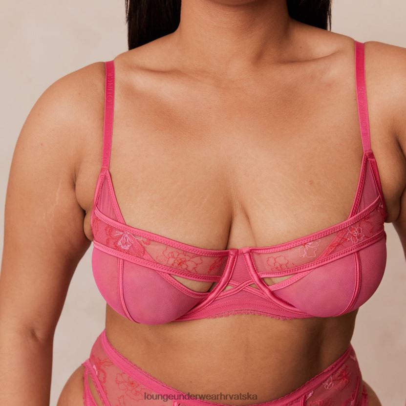 hr Lounge žene whitney intimni set žarko ružičasta N0V4DZ612 donje rublje - Image 4