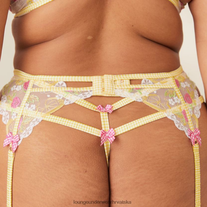hr Lounge žene adelina intimni set žuta boja N0V4DZ354 donje rublje