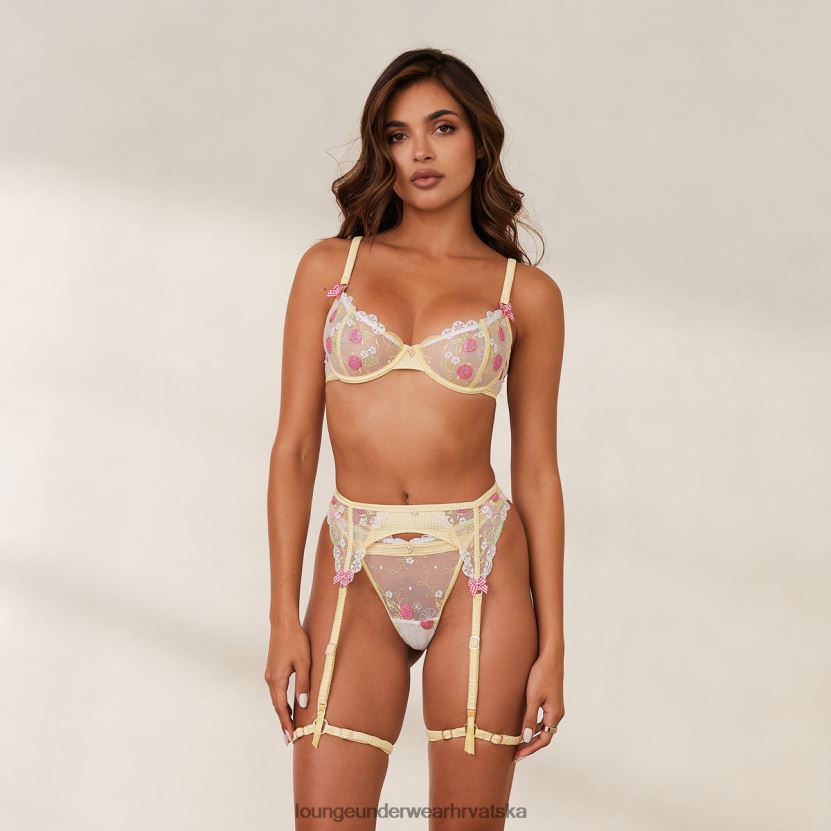 hr Lounge žene adelina intimni set žuta boja N0V4DZ354 donje rublje