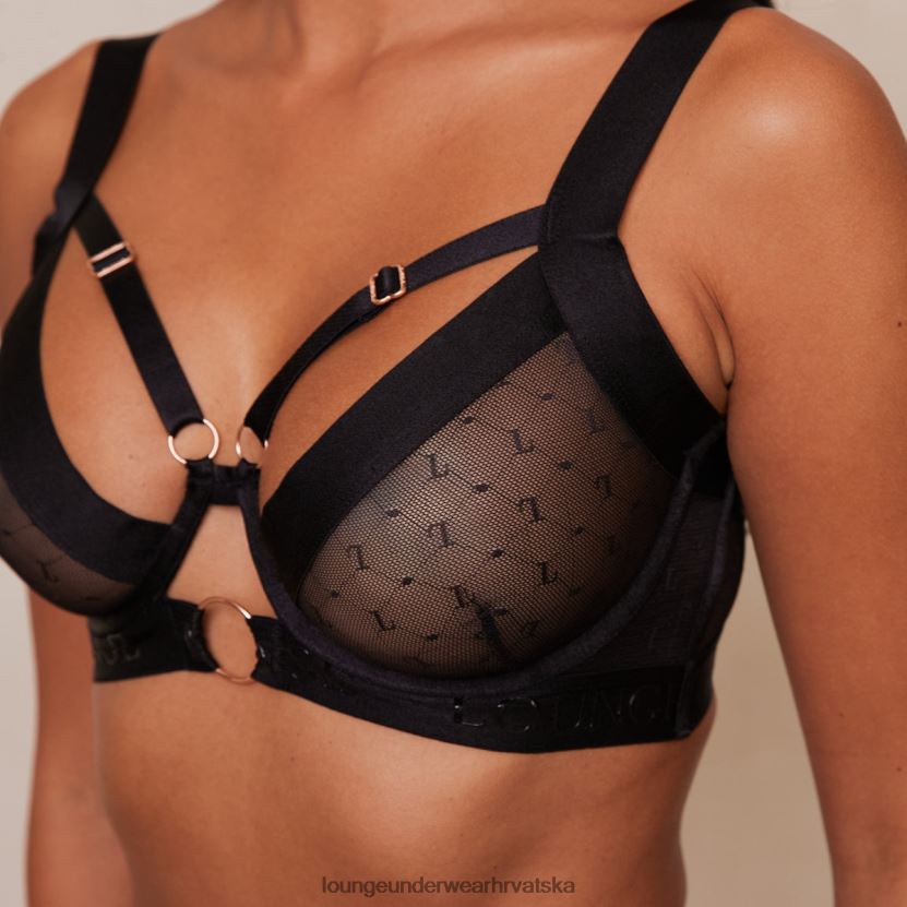 hr Lounge žene athena intimni set crno N0V4DZ651 donje rublje