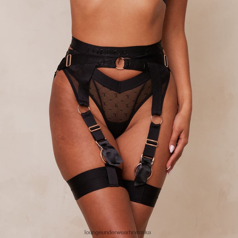 hr Lounge žene athena intimni set crno N0V4DZ651 donje rublje