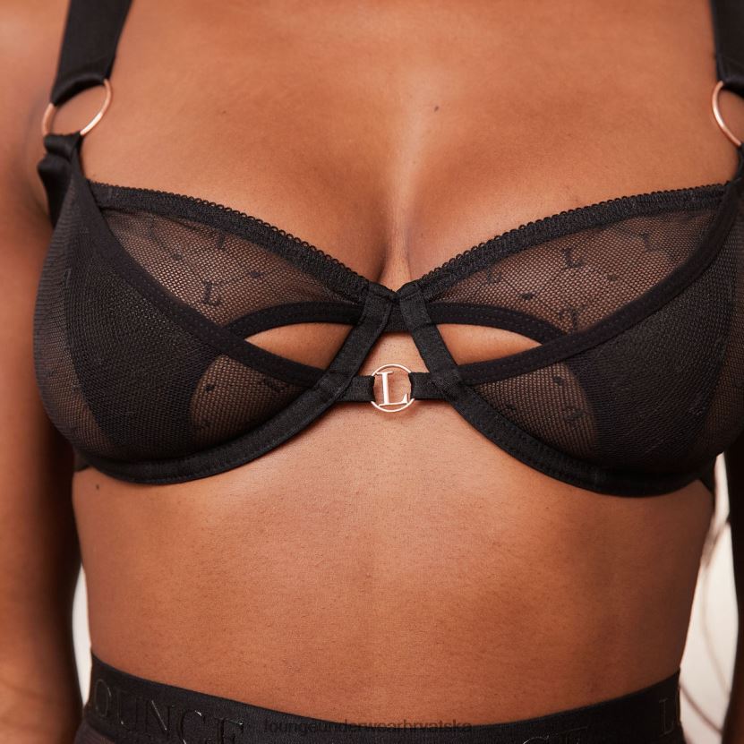 hr Lounge žene electra intimni set crno N0V4DZ650 donje rublje