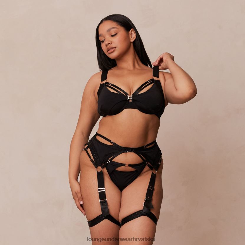 hr Lounge žene reagan intimates set crno N0V4DZ564 donje rublje