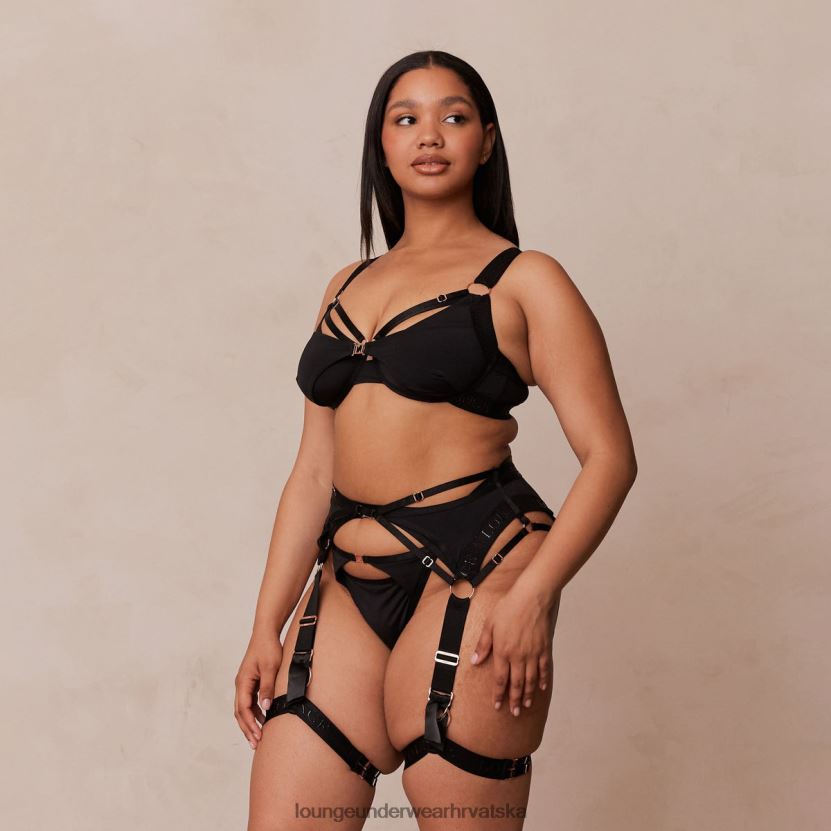 hr Lounge žene reagan intimates set crno N0V4DZ564 donje rublje