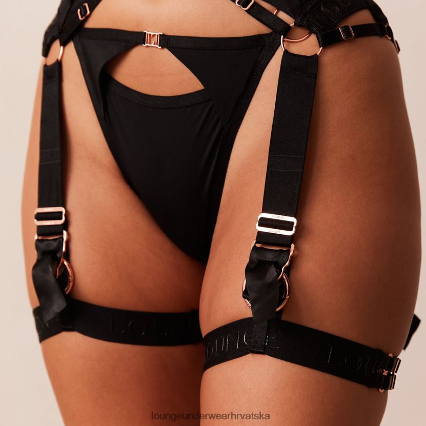 hr Lounge žene reagan intimates set crno N0V4DZ564 donje rublje