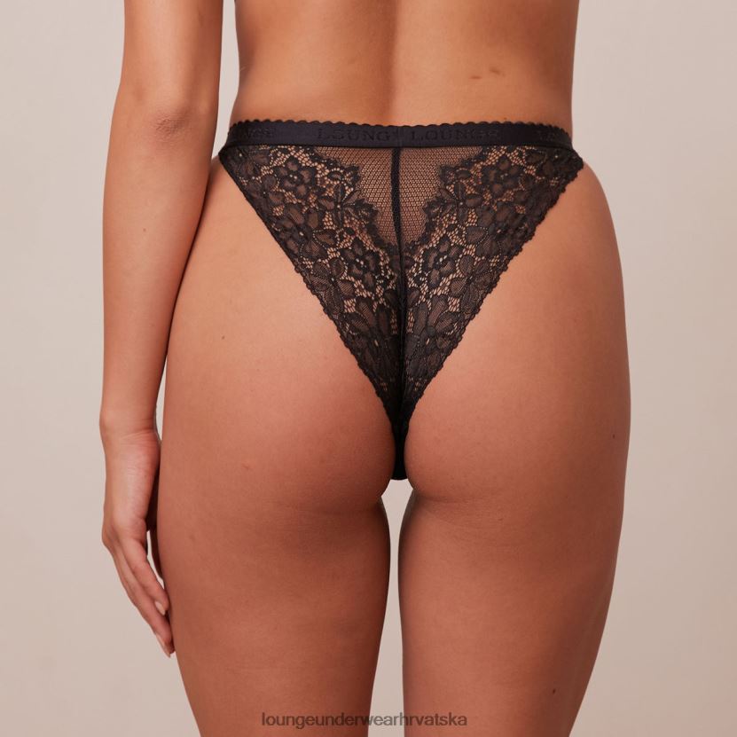 hr Lounge žene elegantne gaćice crno N0V4DZ608 donje rublje