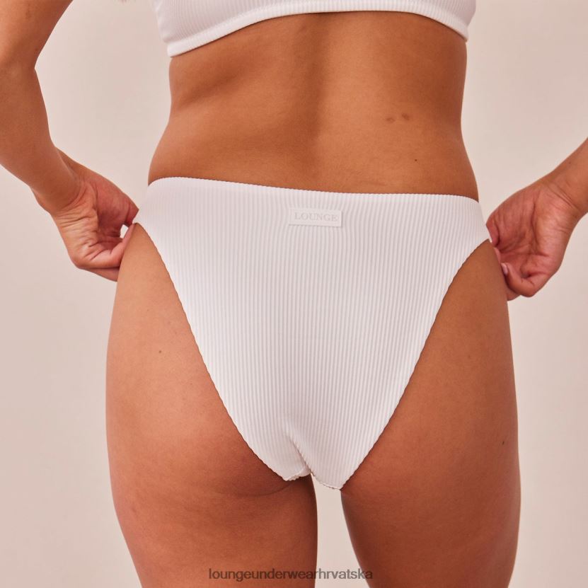 hr Lounge žene rebraste trokutaste gaćice bijela N0V4DZ510 donje rublje
