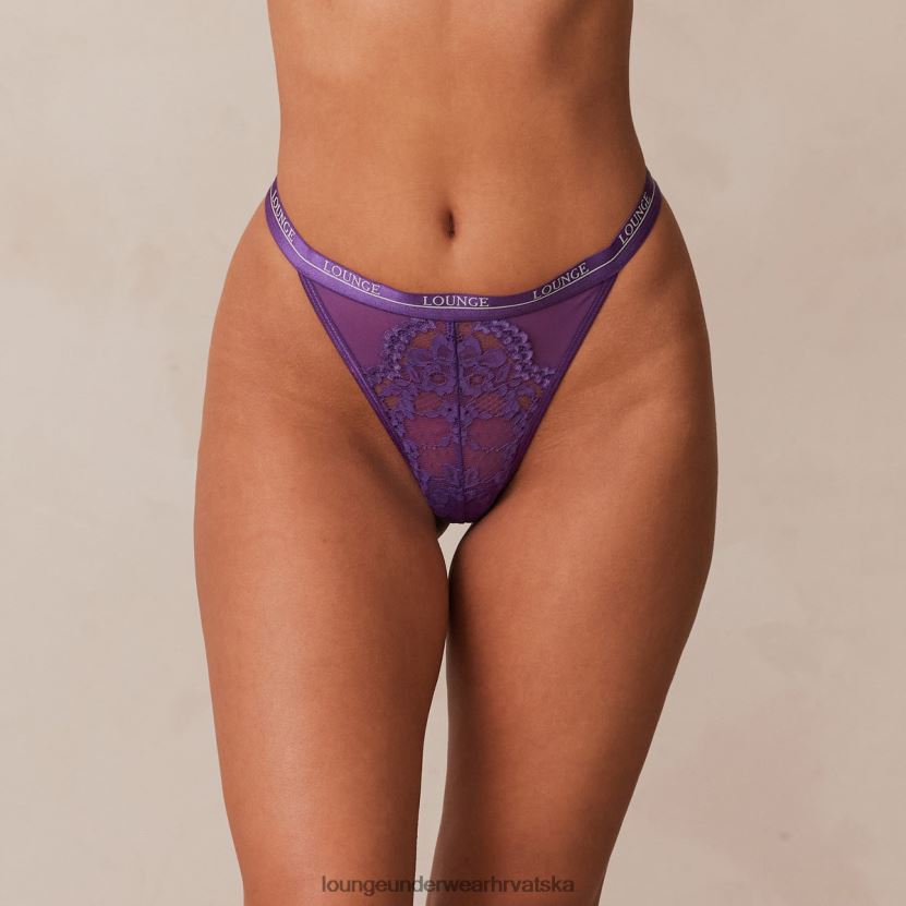 hr Lounge žene cvjetne tange ljubičasta N0V4DZ709 donje rublje
