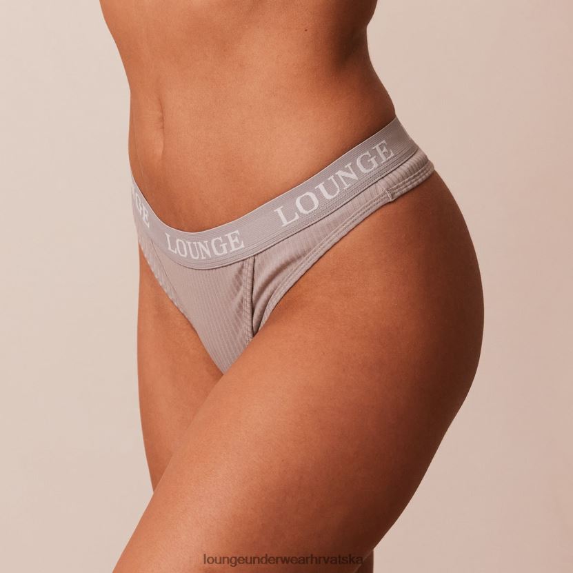 hr Lounge žene ultra udobne rebraste tange siva N0V4DZ731 donje rublje