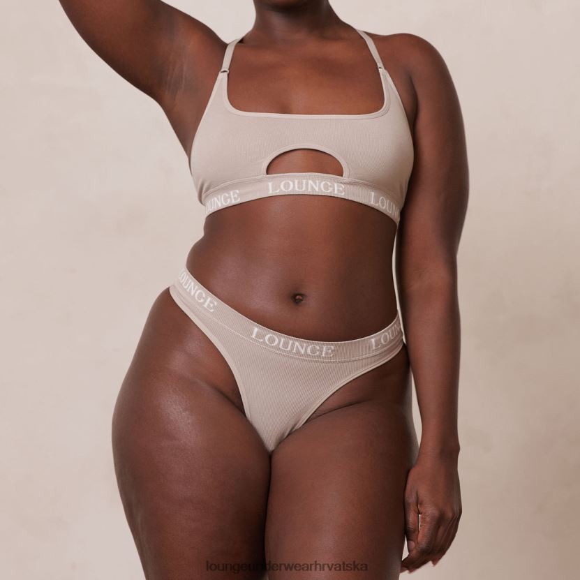 hr Lounge žene bešavni set grudnjaka i tangi/gaćica mink N0V4DZ190 donje rublje