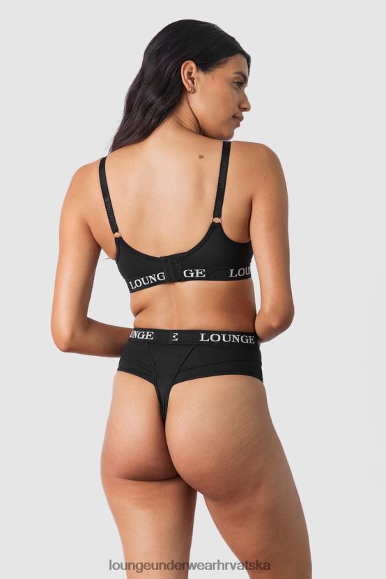 hr Lounge žene nurture set grudnjaka i tangi/gaćica za dojenje crno N0V4DZ225 donje rublje