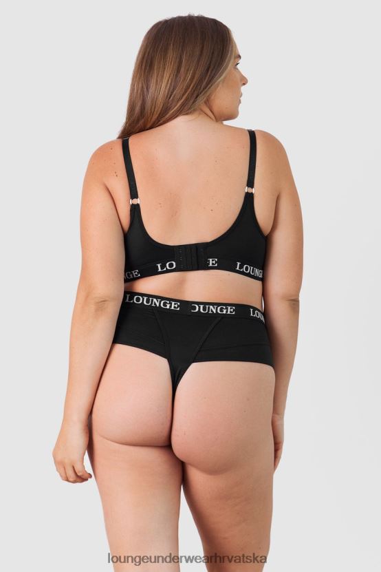 hr Lounge žene nurture set grudnjaka i tangi/gaćica za dojenje crno N0V4DZ225 donje rublje