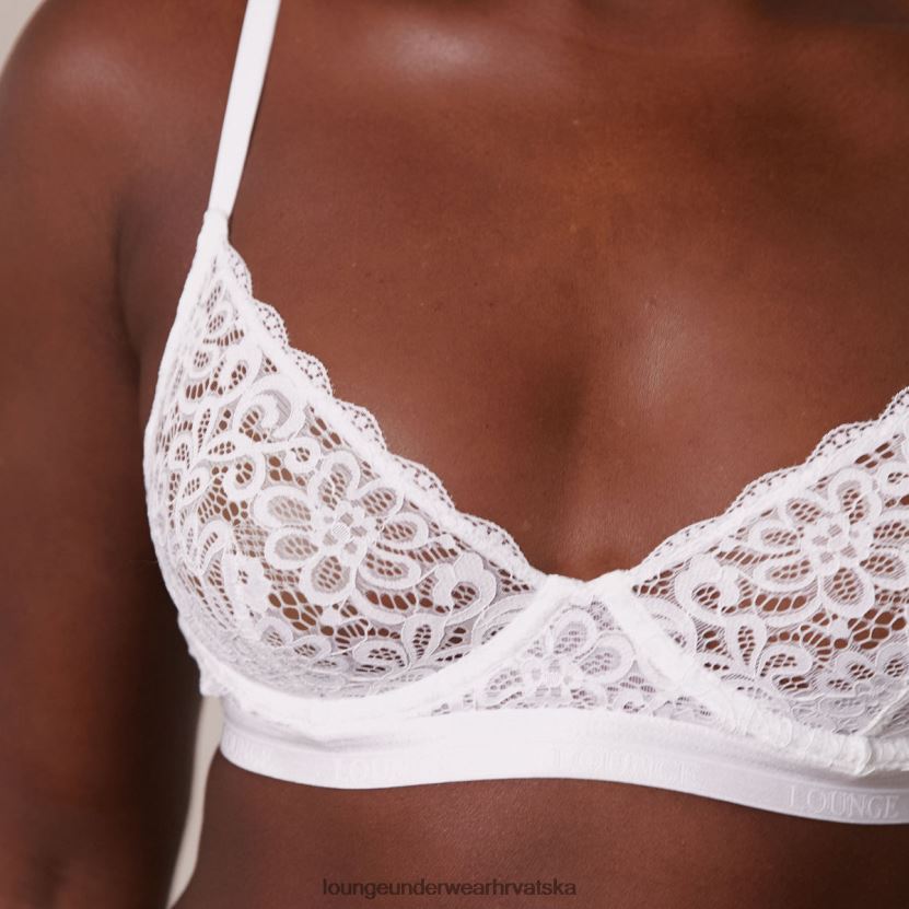 hr Lounge žene balkon grudnjak & tange set bijela N0V4DZ57 donje rublje
