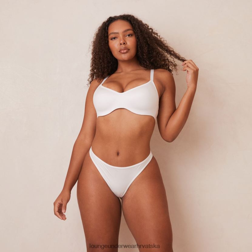 hr Lounge žene elegantan pažljiv grudnjak i tange/gaćice bijela N0V4DZ105 donje rublje