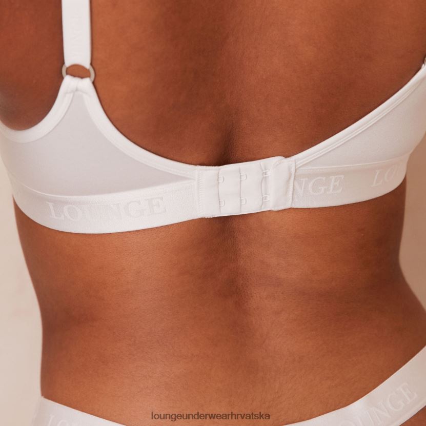 hr Lounge žene elegantan pažljiv grudnjak i tange/gaćice bijela N0V4DZ105 donje rublje
