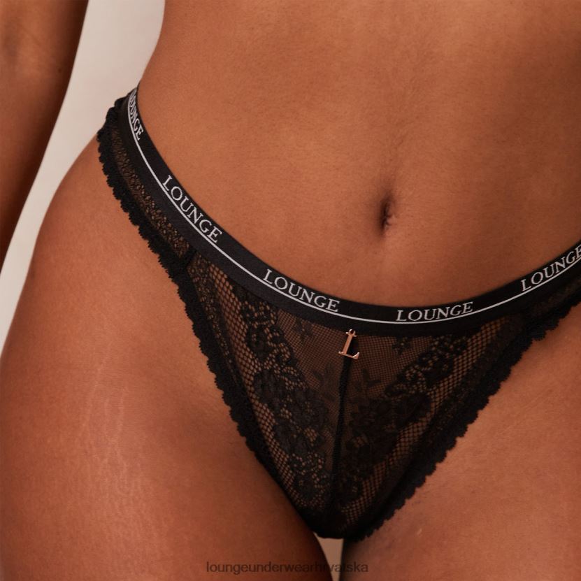 hr Lounge žene liberty balkon grudnjak & tange/gaćice set crno N0V4DZ24 donje rublje