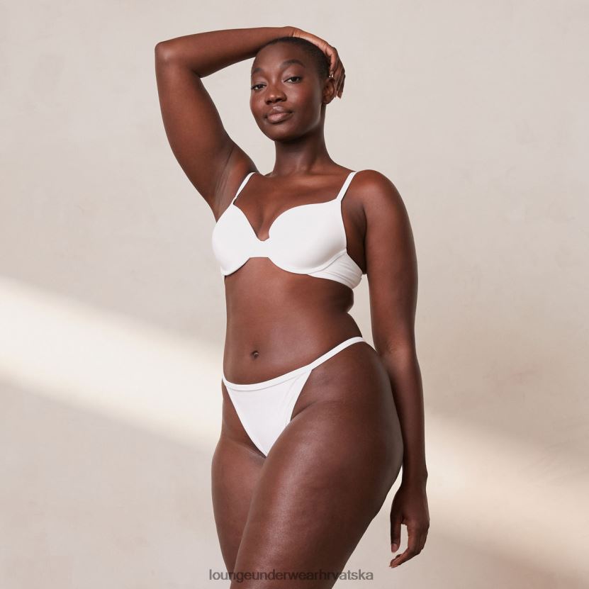 hr Lounge žene sculpt push-up t-shirt grudnjak i gaćice/gaćice bijela N0V4DZ111 donje rublje