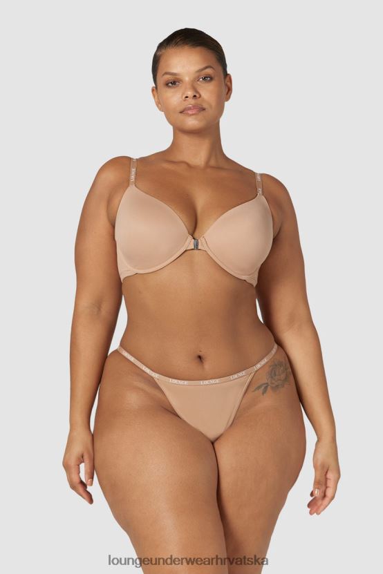 hr Lounge žene set grudnjaka i tangi/gaćica s glatkim prednjim kopčanjem med N0V4DZ148 donje rublje