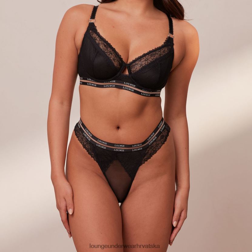 hr Lounge žene vogue balkon grudnjak i tange/gaćice crno N0V4DZ69 donje rublje