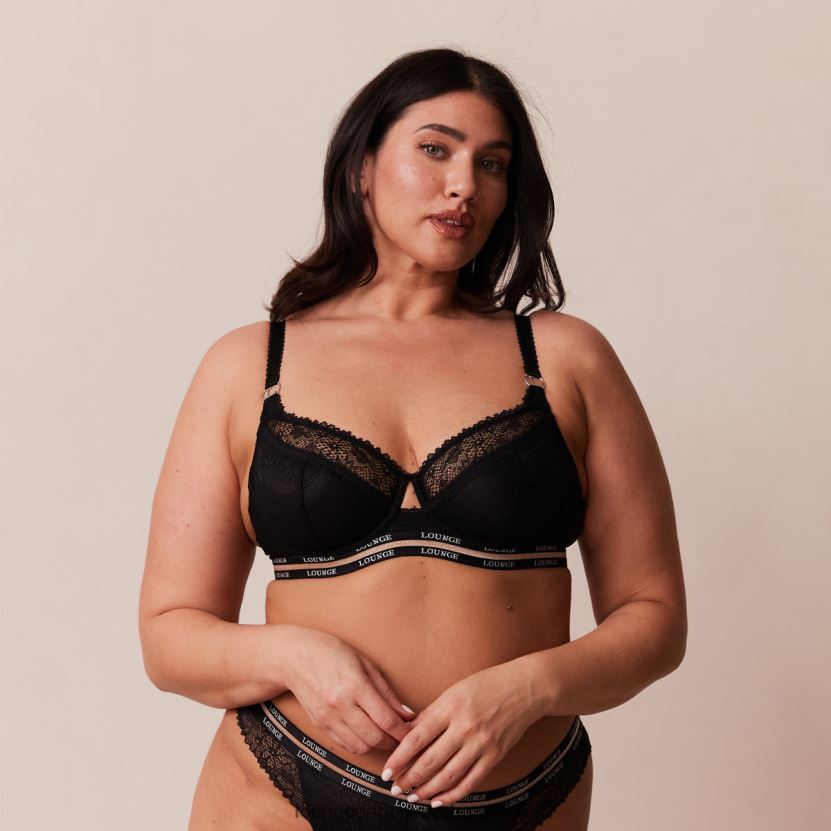 hr Lounge žene vogue balkon grudnjak i tange/gaćice crno N0V4DZ69 donje rublje