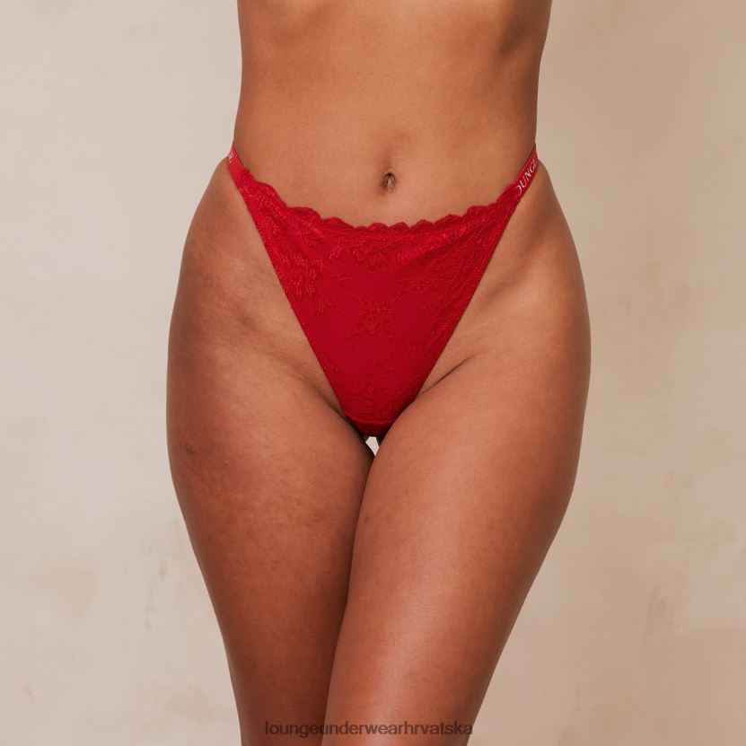 hr Lounge žene čipkaste čarobne tange kesten N0V4DZ379 donje rublje