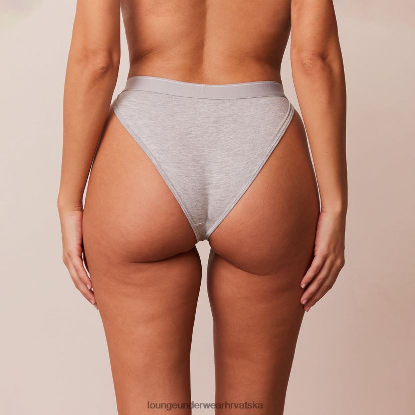 hr Lounge žene minimalne trokutaste gaćice od bambusa siva N0V4DZ412 donje rublje