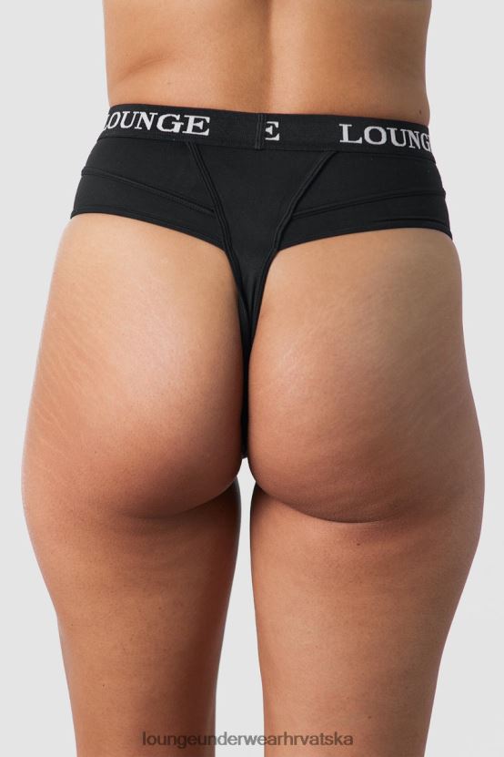 hr Lounge žene njegovati tange crno N0V4DZ358 donje rublje