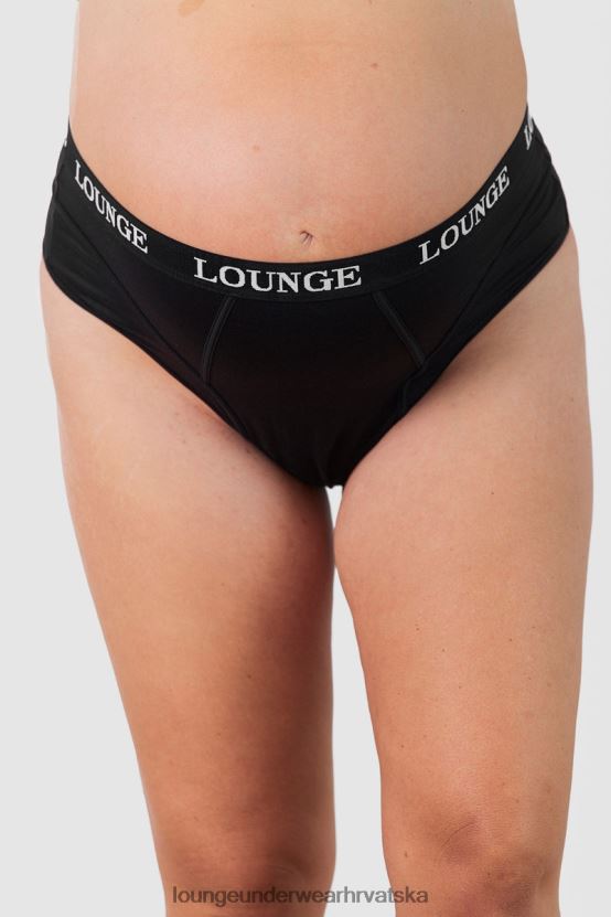 hr Lounge žene njegovati tange crno N0V4DZ358 donje rublje