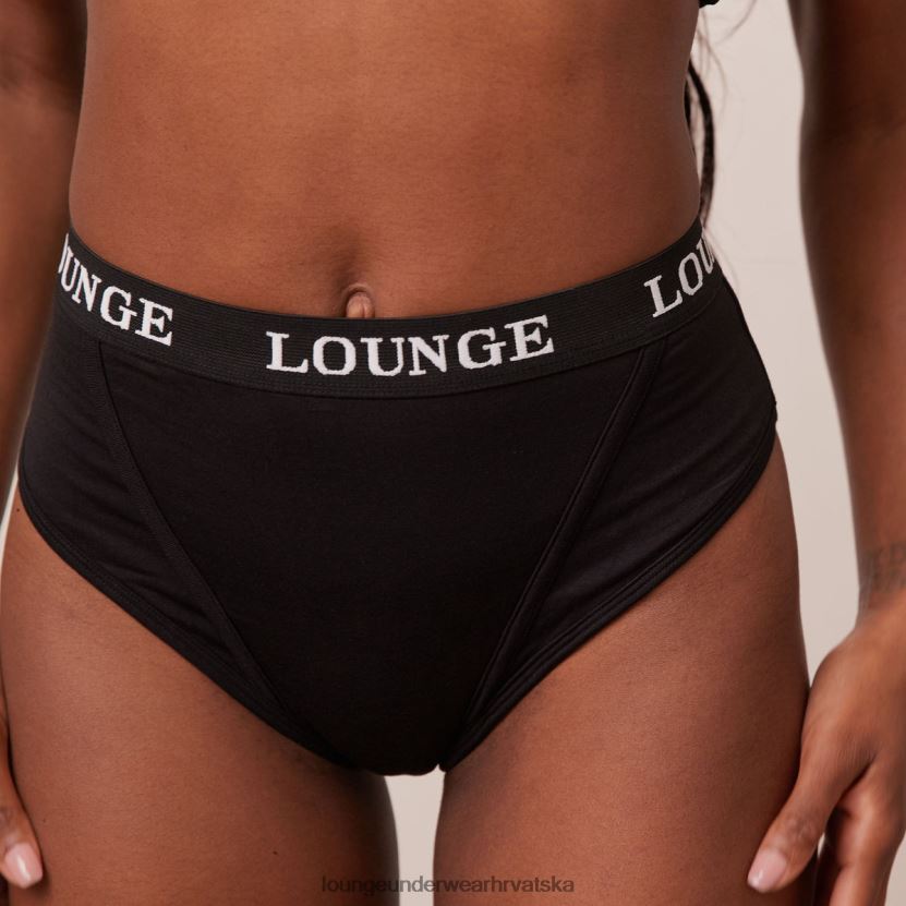 hr Lounge žene osnovne gaćice od bambusa crno N0V4DZ388 donje rublje