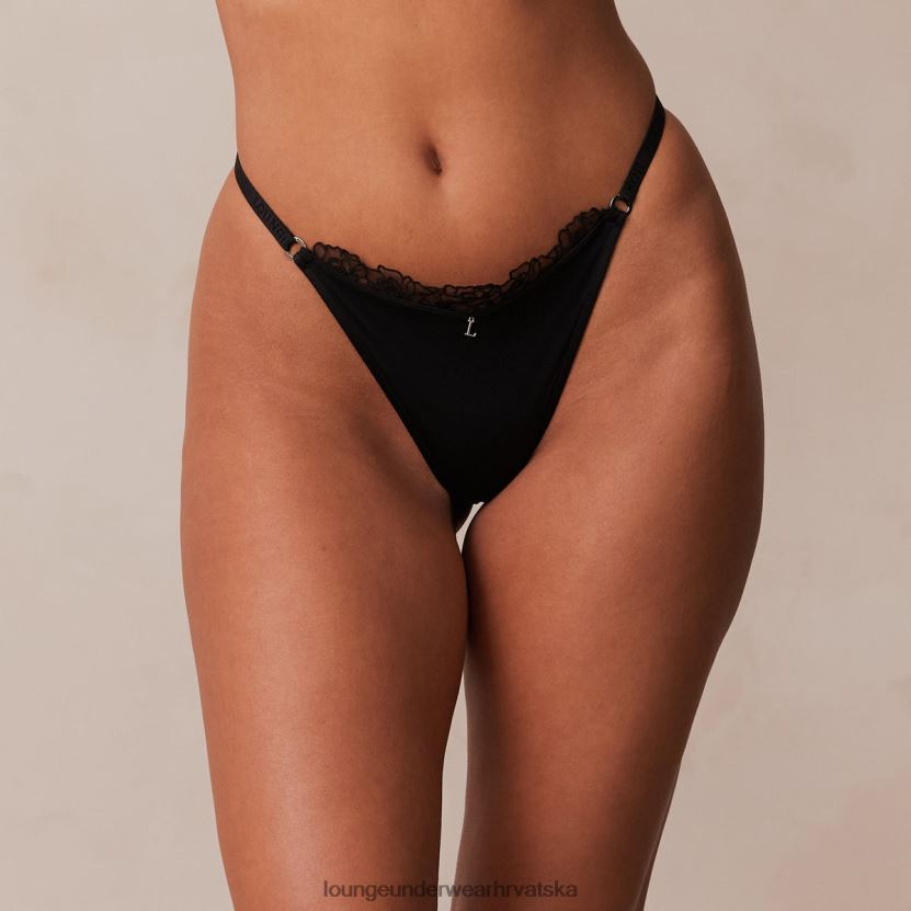 hr Lounge žene antigravitacijske tange crno N0V4DZ580 donje rublje