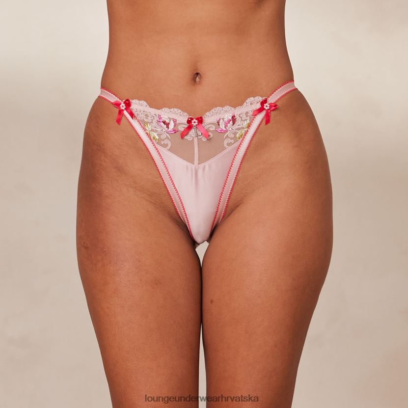 hr Lounge žene bloom izvezene gaćice ružičasta N0V4DZ278 donje rublje