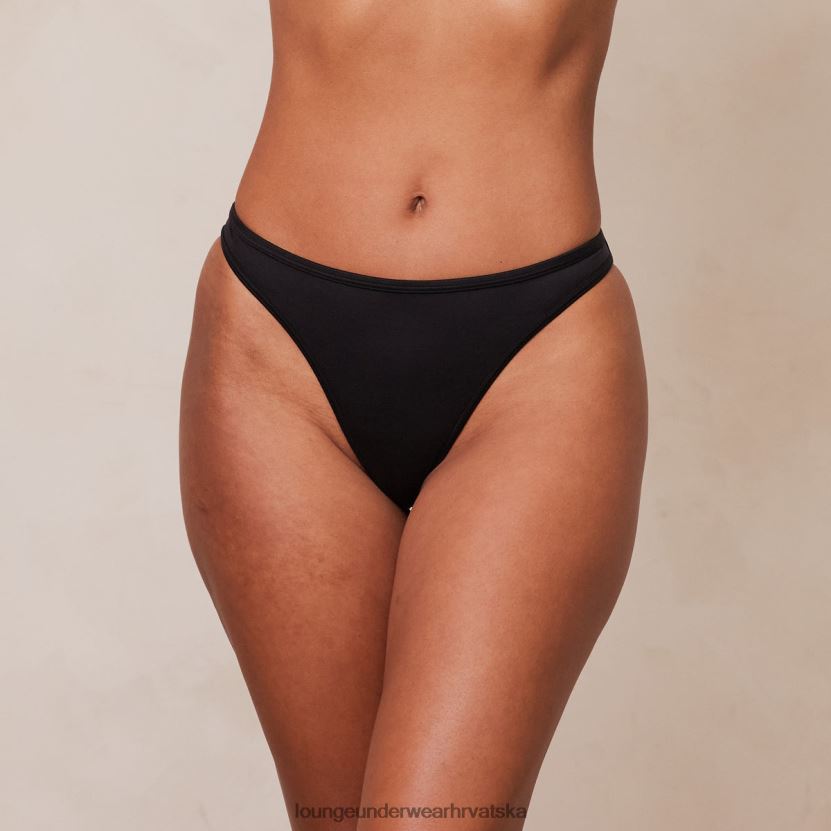 hr Lounge žene elegantne mindful tange crno N0V4DZ634 donje rublje