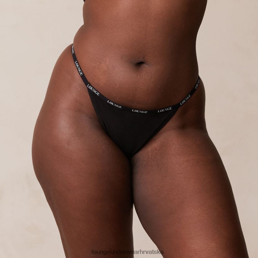 hr Lounge žene glatke tange crno N0V4DZ700 donje rublje