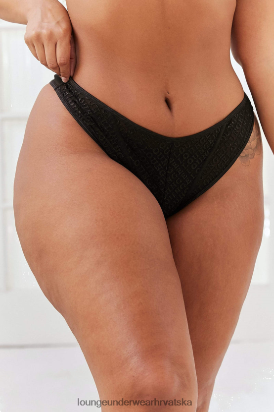 hr Lounge žene ikona tange crno N0V4DZ705 donje rublje