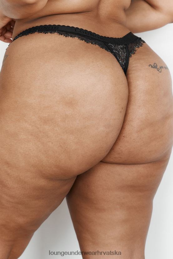 hr Lounge žene tanga želja crno N0V4DZ599 donje rublje