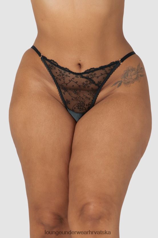 hr Lounge žene uske gaćice s otvorenim leđima crno N0V4DZ252 donje rublje