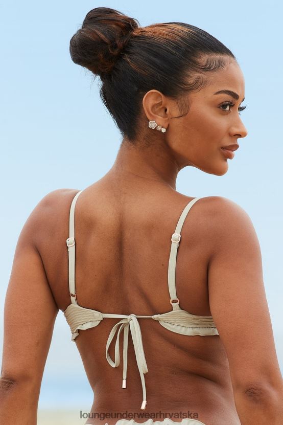 hr Lounge žene gornji dio bikinija havajske teksture maslina N0V4DZ994 kupaće kostime