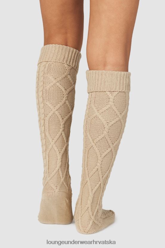 hr Lounge žene udobne pletene čarape do koljena mink N0V4DZ940 odjeća