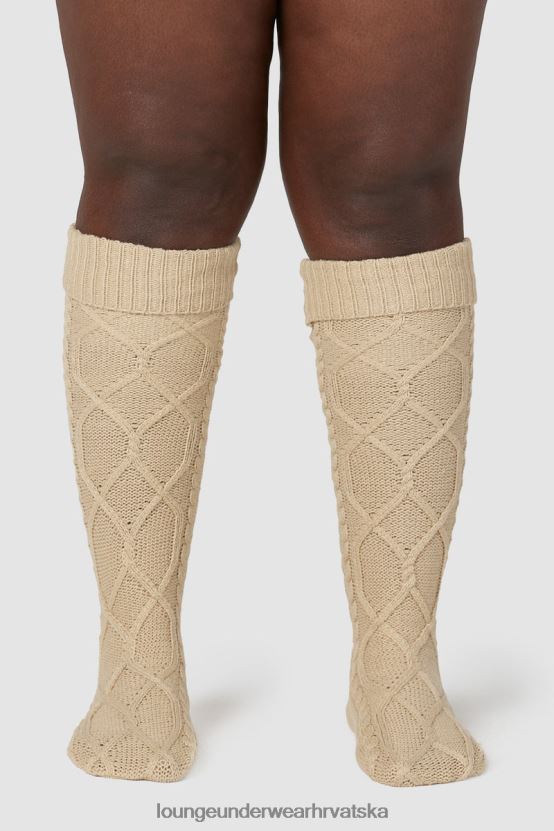 hr Lounge žene udobne pletene čarape do koljena mink N0V4DZ940 odjeća
