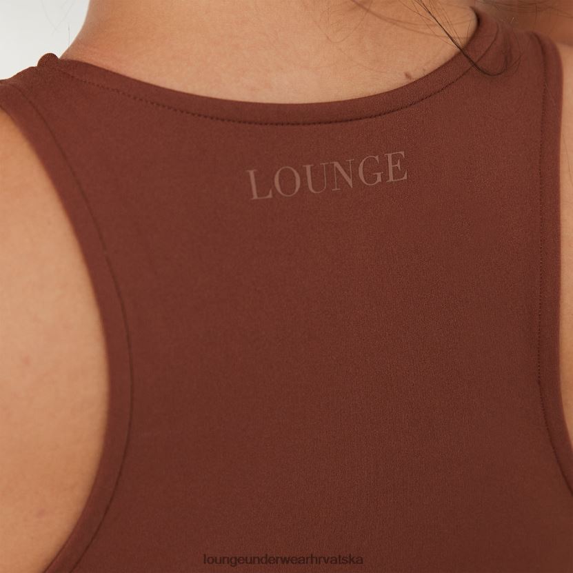 hr Lounge žene 365 trkaći gornji dio druge kože čokolada N0V4DZ855 odjeća