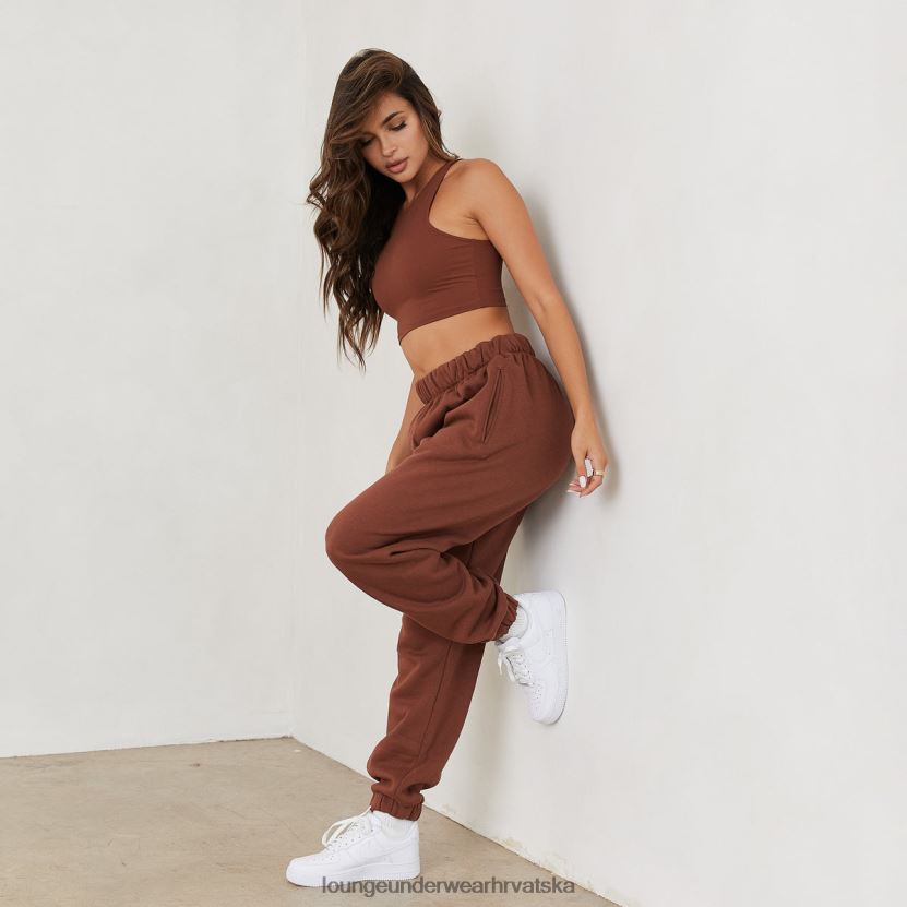 hr Lounge žene 365 trkaći gornji dio druge kože čokolada N0V4DZ855 odjeća