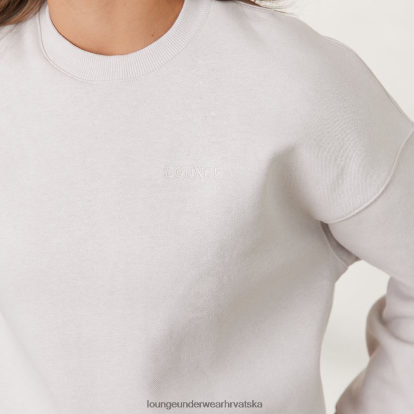 hr Lounge žene 365 veliki džemper s okruglim izrezom kamen N0V4DZ871 odjeća
