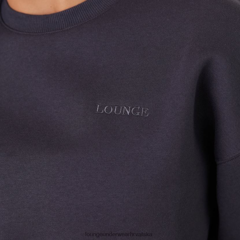 hr Lounge žene 365 veliki džemper s okruglim izrezom kamenčić N0V4DZ870 odjeća